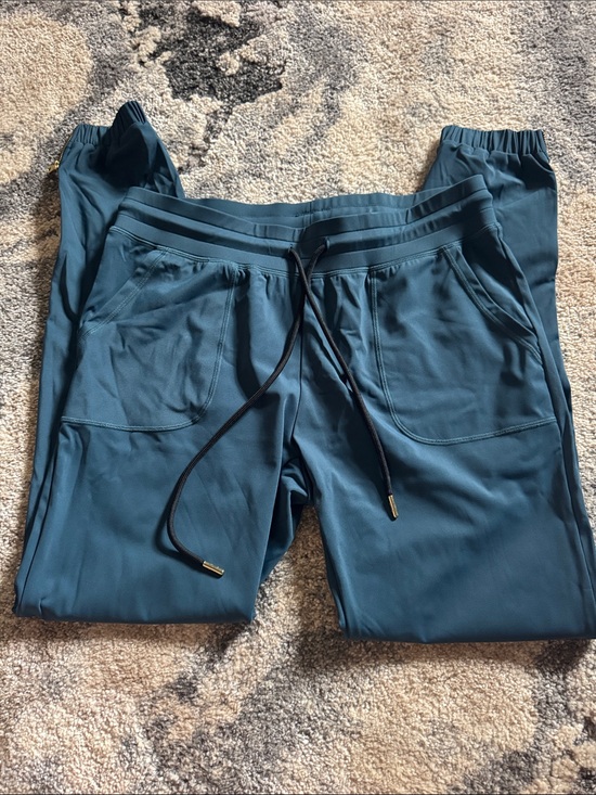 ZYIA Pants - ZYIA Teal Peak Zipper Joggers